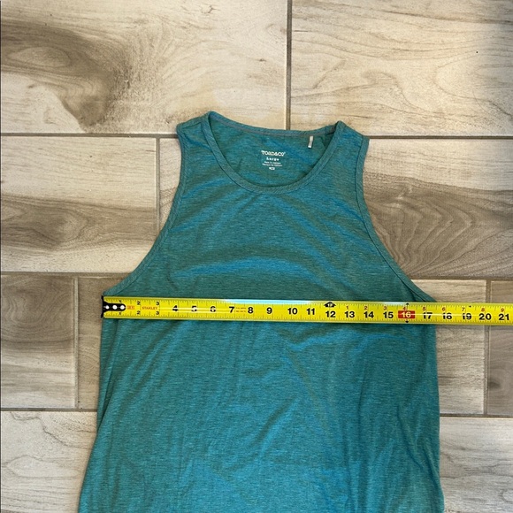 Toad&Co Turquoise Tank Top - Picture 8 of 9
